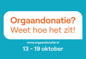 Week Van Het Donorgesprek 13 19 Oktober Blauw